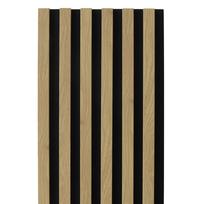 Akustinė dailylentė 6L SLIM, ąžuolo sp., 270 x 30 cm