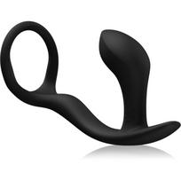 Fun Factory Bootie Ring analinis kištukas „Du viename“ Black 1 vnt.