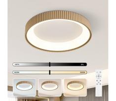 Brilagi - Dimeriuojamas LED lubinis šviestuvas FALCON MODERN LED/54W/230V 60 cm smėlio spalvos+su nuotoliniu pultu