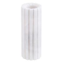 Baltos spalvos iš marmuro vaza (aukštis 20 cm) Savio – Premier Housewares