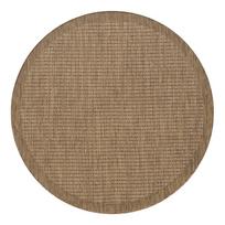Natūralios spalvos apvalios formos lauko ir vidaus kilimas ø 200 cm Giza 1410 – Ayyildiz Carpets