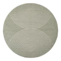 Žalios spalvos apvalios formos lauko ir vidaus kilimas ø 80 cm Nova 1201 – Ayyildiz Carpets