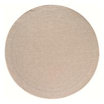 Smėlio spalvos apvalios formos lauko ir vidaus kilimas ø 120 cm Desert 1304 – Ayyildiz Carpets