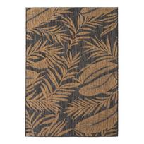 Juodos spalvos/rudos spalvos lauko ir vidaus kilimas 140x200 cm Mira 1451 – Ayyildiz Carpets