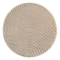 Smėlio spalvos apvalios formos kilimas ø 160 cm Art 1122 – Ayyildiz Carpets