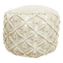 Natūralios spalvos pufas West Village – Premier Housewares
