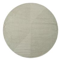Žalios spalvos apvalios formos lauko ir vidaus kilimas ø 80 cm Nova 1202 – Ayyildiz Carpets