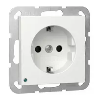 Gira 417003 LED sieninis/lubinis šviestuvas su SCHUKO kištukiniu lizdu