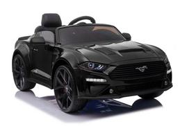 Ford Mustang GT SX2038 juodas akumuliatorinis automobilis vaikams – licencijuotas, galingas ir su drift funkcija