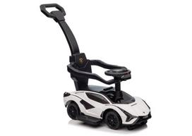 Vaikiška stumiama mašinėlė Lamborghini QLS‑996T – balta