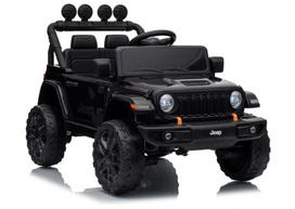 Jeep Rubicon DK‑JWR558 – 24V juodas elektromobilis vaikams