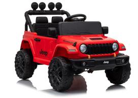 Jeep Rubicon DK‑JWR558 24V elektromobilis vaikams – raudonas