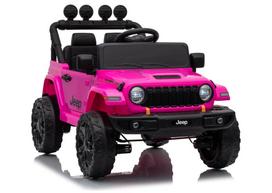 Jeep Rubicon DK‑JWR558 24V elektromobilis vaikams – rožinis
