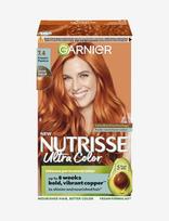 Garnier - Garnier, Nutrisse, Ultra Color, 7.40 Intens Kobber - Priemonės spalvai apsaugoti - Nude