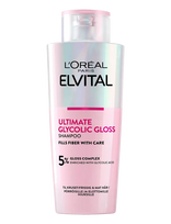 L'Oréal Paris - L'oréal Paris Elvital Ultimate Glycolic Gloss Shampoo For Dull Hair 200 Ml - Šampūnas - Nude