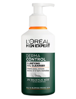 L'Oréal Paris - L'oréal Paris Men Expert Derma Control Purifying Gel Cleanser For Sensitive Skin 260 Ml - Veido prausiklis - Nude
