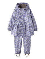 Name It - Nmfdry10 Rain Set Au Aop Fo - Lietaus drabužių komplektas - Violetinė