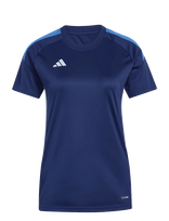 Adidas Performance - Tiro Es Jsy W - Sportiniai marškinėliai - Tamsiai mėlyna