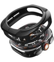 Matinis juodas dėklas Samsung Galaxy Watch Ultra 2 2026 (47 mm) laikrodžiui "Spigen Liquid Air"