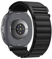 Juoda apyrankė Samsung Galaxy Watch 8 / 9 / Classic (40 / 44 / 46 mm) laikrodžiui "Tech-Protect Nylon Pro"