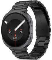 Juoda apyrankė Samsung Galaxy Watch 8 / 9 / Classic (40 / 44 / 46 mm) laikrodžiui "Tech-Protect Stainless"