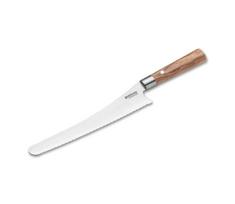 Böker - Duonos peilis iš damasko plieno DAMAST OLIVE 23,5 cm, alyvmedžio mediena