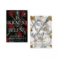 Jennifer L. Armentrout 2 knygų rinkinys: Iš kraujo ir pelenų + Kūno ir ugnies karalystė