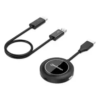 Manhattan 1080p belaidis HDMI rinkinys ekrano atkartojimui, 2 dalių komplektas su HDMI imtuvu ir HDMI siųstuvu