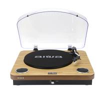 Aiwa LPS-25WD vinyl record player with built-in speakers, wood (LPS-25WD)
