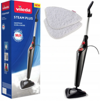 Freudenberg Vileda 168917 Steam Plus 3.0 Electric Mop with 2x Microfibre Replacement Pads