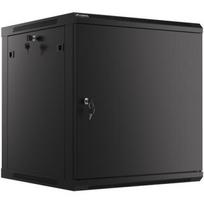 Lanberg Sieninis 19" Rack Spinta 12U WF01-6612-00B, 600mm, 12U, 27.08kg, 60kg, metalinės durys, IP20, 4 vertikalios bėgeliai