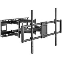 Maclean sieninis laikiklis MC-482, 60-120", 120kg, VESA 200x200-900x600mm, reguliuojamas atstumas nuo sienos 75-703mm, juodas