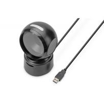 Digitus 2D Brūkšninio Kodo Skaitytuvas DA-81005, 200 nuskaitymų/min, 1D ir 2D, USB, 5V DC, 235mA, kompaktiškas, Plug and Play