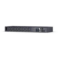 Cyberpower maitinimo juosta PDU81005, 1U, 16A, 8xC13, 100-240V, 2.1kg, juoda, skaitmeninis ekranas, 1U dizainas