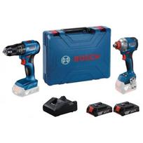 Bosch Akumuliatorinis įrankių rinkinys GDX 18V-285, 06019N2124, 18V, 2x2.0Ah, smūginis atsuktuvas, gręžtuvas