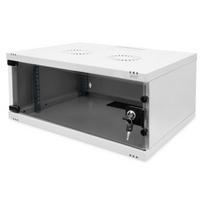 Digitus Sieninis kabinetas 19 DN-38010, 241x540x400mm, 60kg, IP20, stiklinės durys, montavimo rinkinys