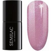 Semilac - UV Gel Polish Nagų lakai 7 ml Nr. 319 Shimmer Dust Pink