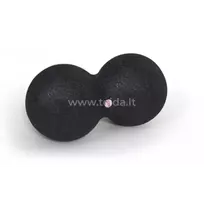 SISSEL® Myofascia dvigubas kamuoliukas, 8x16 cm, juodos spalvos
