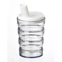 Puodelis gėrimams su snapeliu, skaidrus, 200ml