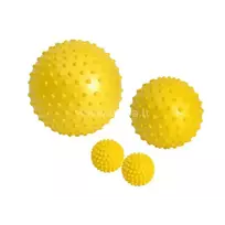 Sensorinis masažinis kamuolys Sensyball 28, geltonas