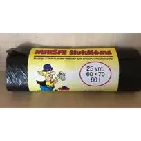 Šiukšlių maišai 60 L 25 vnt