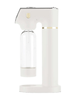 Berlingerhaus - Soda Maker With 2 Bottles And Barometer, Universal Co2 Cylinders Size, Matt Cream - Soda Machines - Kreminė spalva