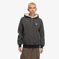 adidas Pinstripes Hoodie Black/ Warm Vanilla - Dydis M (KZ1215 Džemperiai)