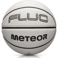 Krepšinio kamuolys Meteor Fluo, 7 dydis - Balta || Neoninė mėlyna
