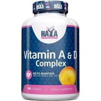 Haya Labs vitaminų A ir D kompleksas, 100 kaps.