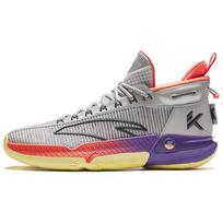 Anta KT9 Shock Absorbing Durable Low Top Basketball Shoes Men Sneakers Gray Orange Purple 112421101-4 39