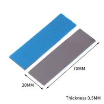 2Pcs 15W M.2 Thermal Pad Conductive Pad Sheet 0.5/1.0/1.5Mm Silicon Ssd Thermal Pad Adhesive Insulating Thermal Pad For Laptop 20*70*0.5mm