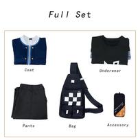 Game Zenless Zone Zero Wise Cosplay Costume Male Protagonist Wise Phaethon Agents School Uniform Halloween Full Set XS