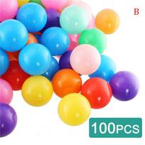 100/200 vnt. spalvingi plastikiniai kamuoliukai, skirti kamuoliukų baseinui, atsparūs gniuždymui, vandenyno kamuoliukai, vaikiški žaislai, žaidimai 100PCS