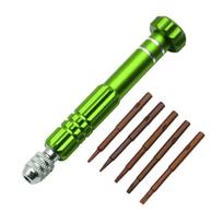 Precise Screwdriver Disassembly Set for Computer, Glasses, and Watch Maintenance žalia